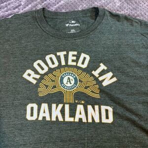 Fanatics Charcoal Oakland Athletics‎ Tee